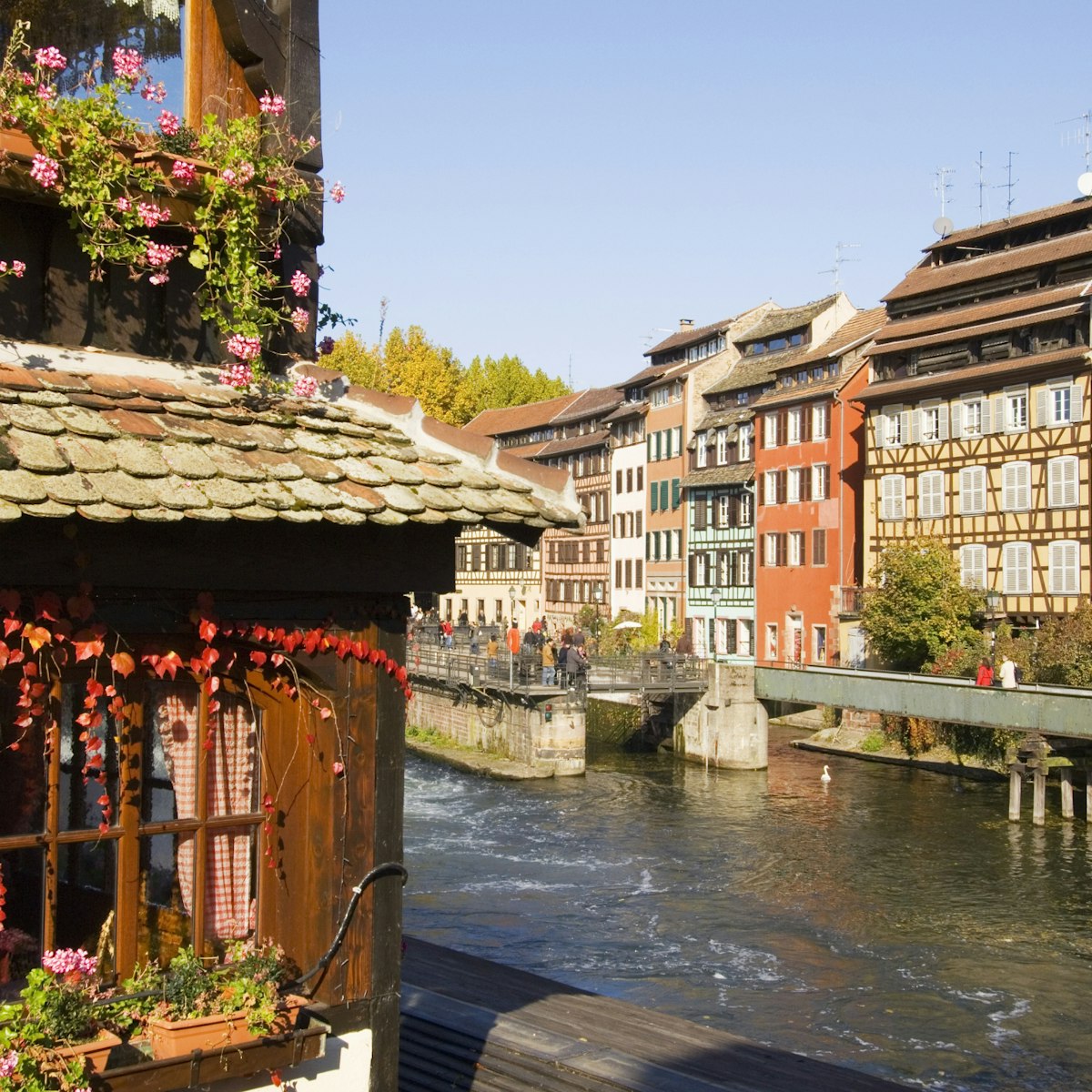 France, Strasbourg, traditional houses