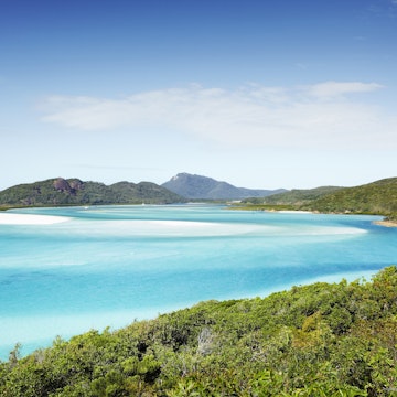 Overview of Whitehaven Beach.