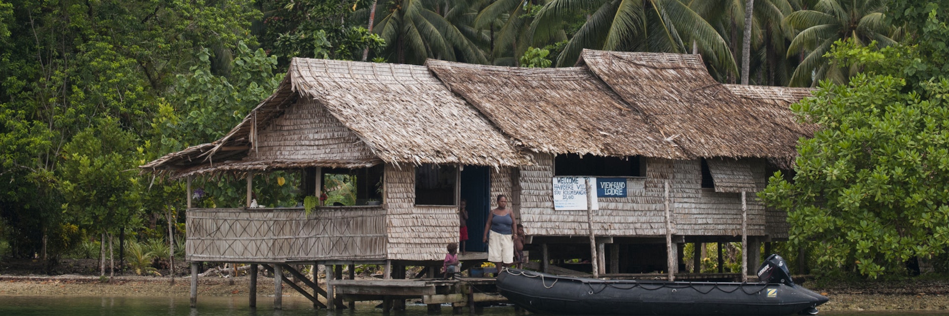 Village life on Kolombangara Island