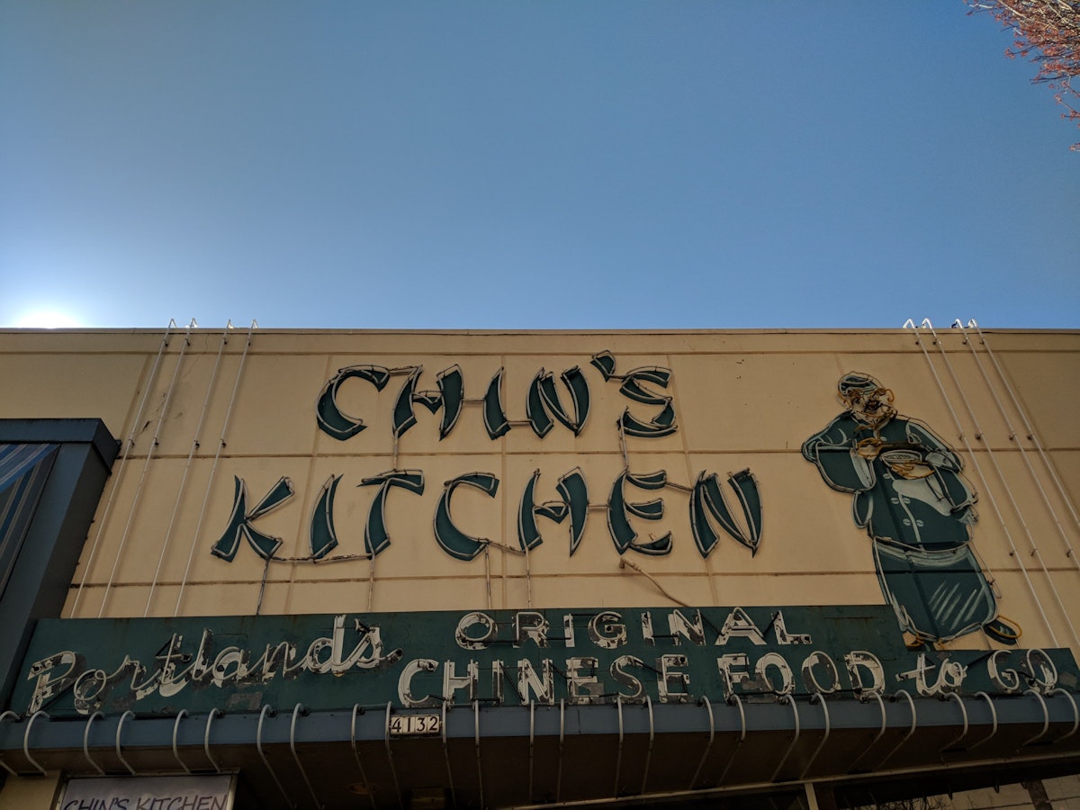 Exterior of Chin's Kitchen restaurant