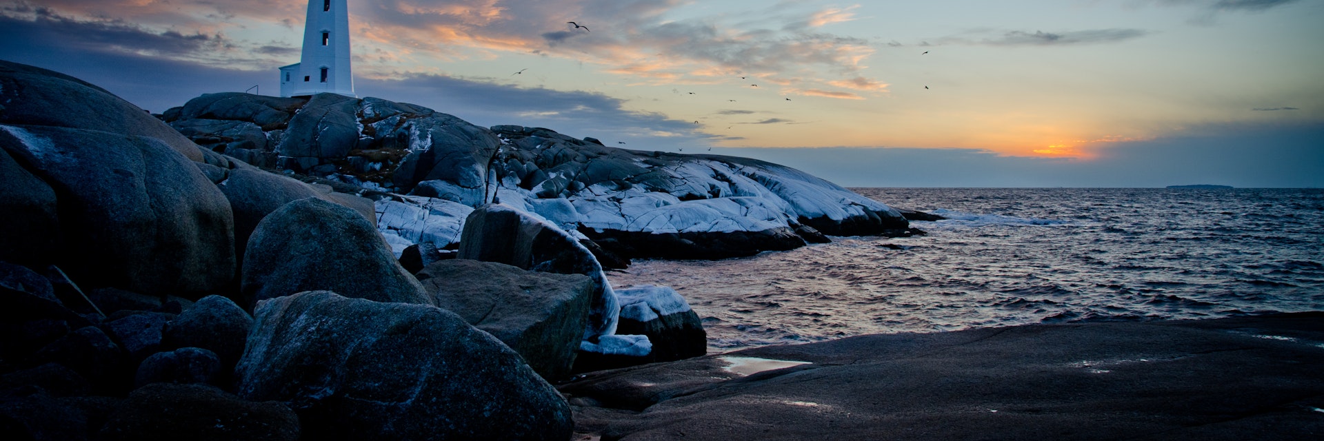 Beautiful spot in Nova Scotia, Canada.  Warm clothes and hot chocolate helped make this shot possible!