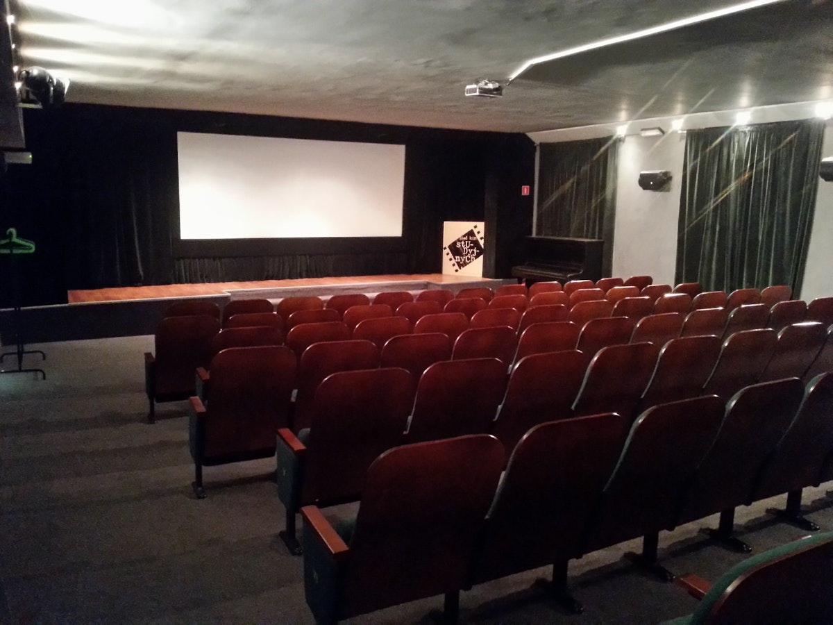 Kino Agrafka, its one screening room seats 109.
