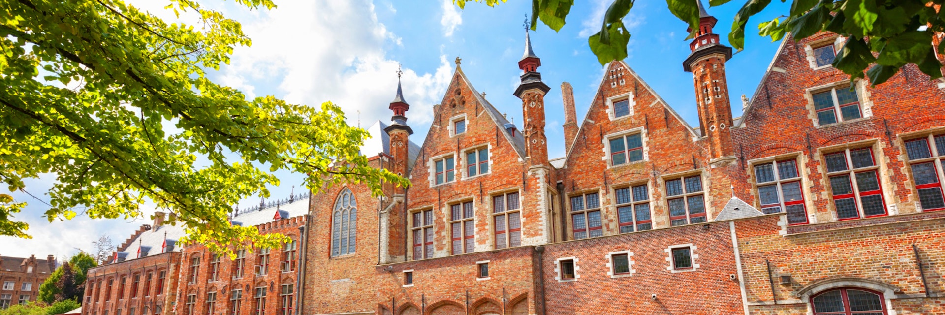 Groenerei or Green Canal of Bruges, Belgium