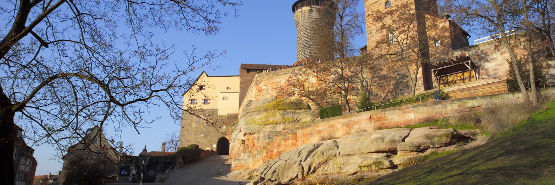 Kaiserburg (Imperial castle) & Sinwellturm (tower), N|rnberg (Nuremberg), Bavaria, Germany