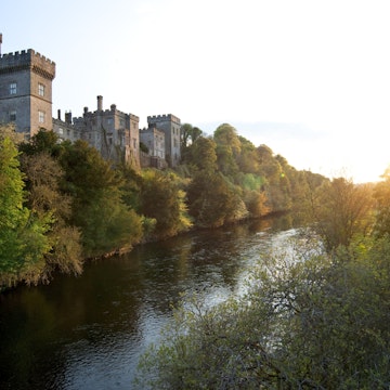 Lismore Castle beside Blackwater River.