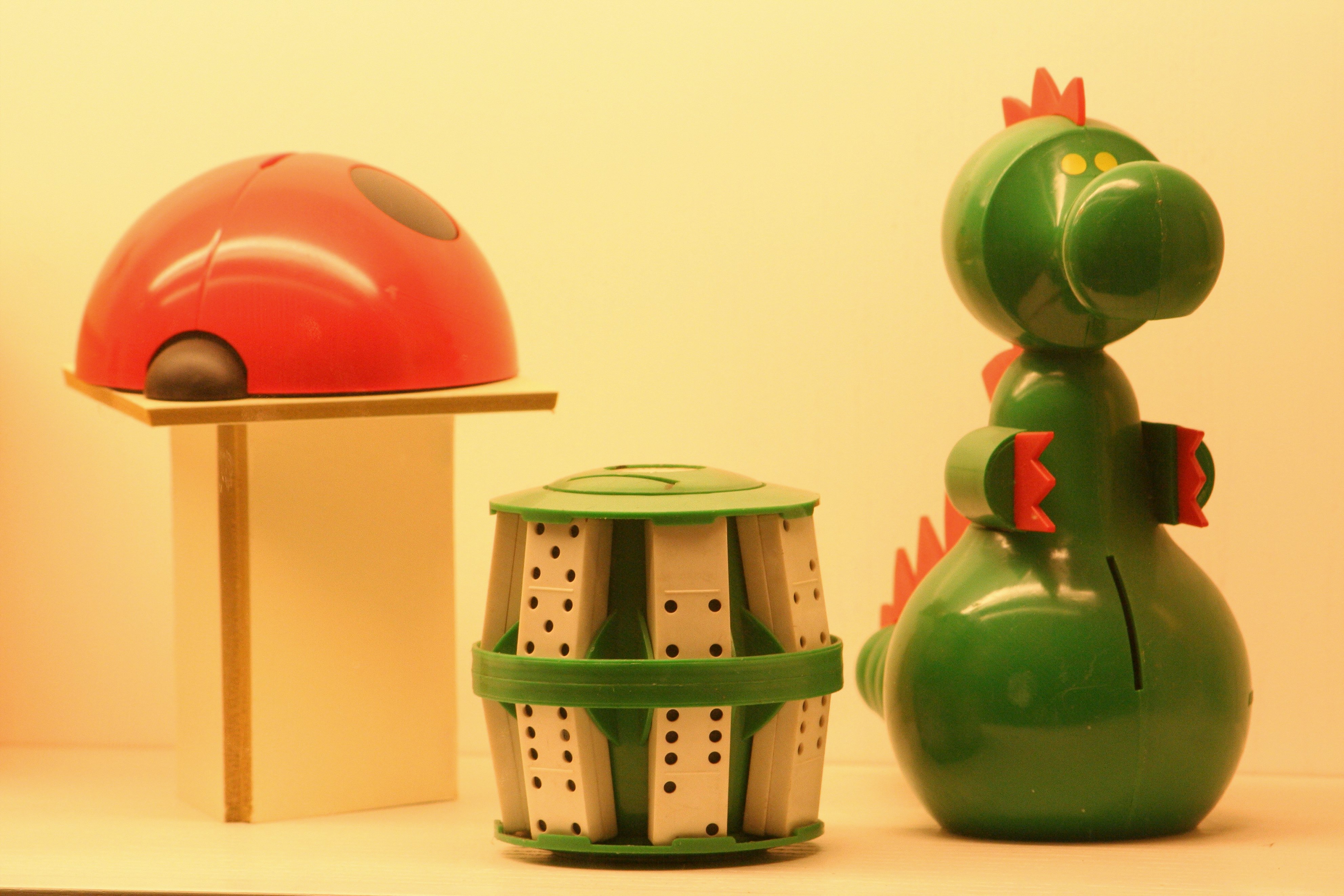 Communist era "piggy" banks, Museum of Modern History.