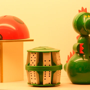 Communist era "piggy" banks, Museum of Modern History.