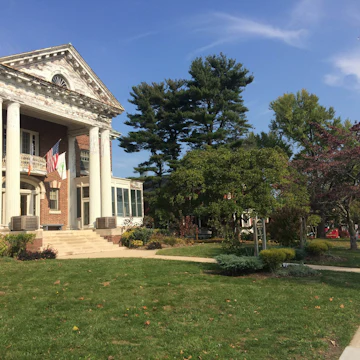 Historic house in Fort Totten park.