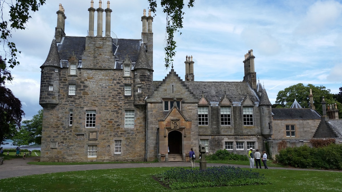 Lauriston Castle, parts of which date back to the 15th century