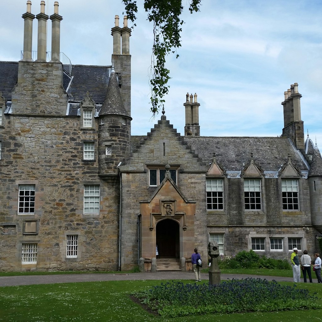 Lauriston Castle, parts of which date back to the 15th century