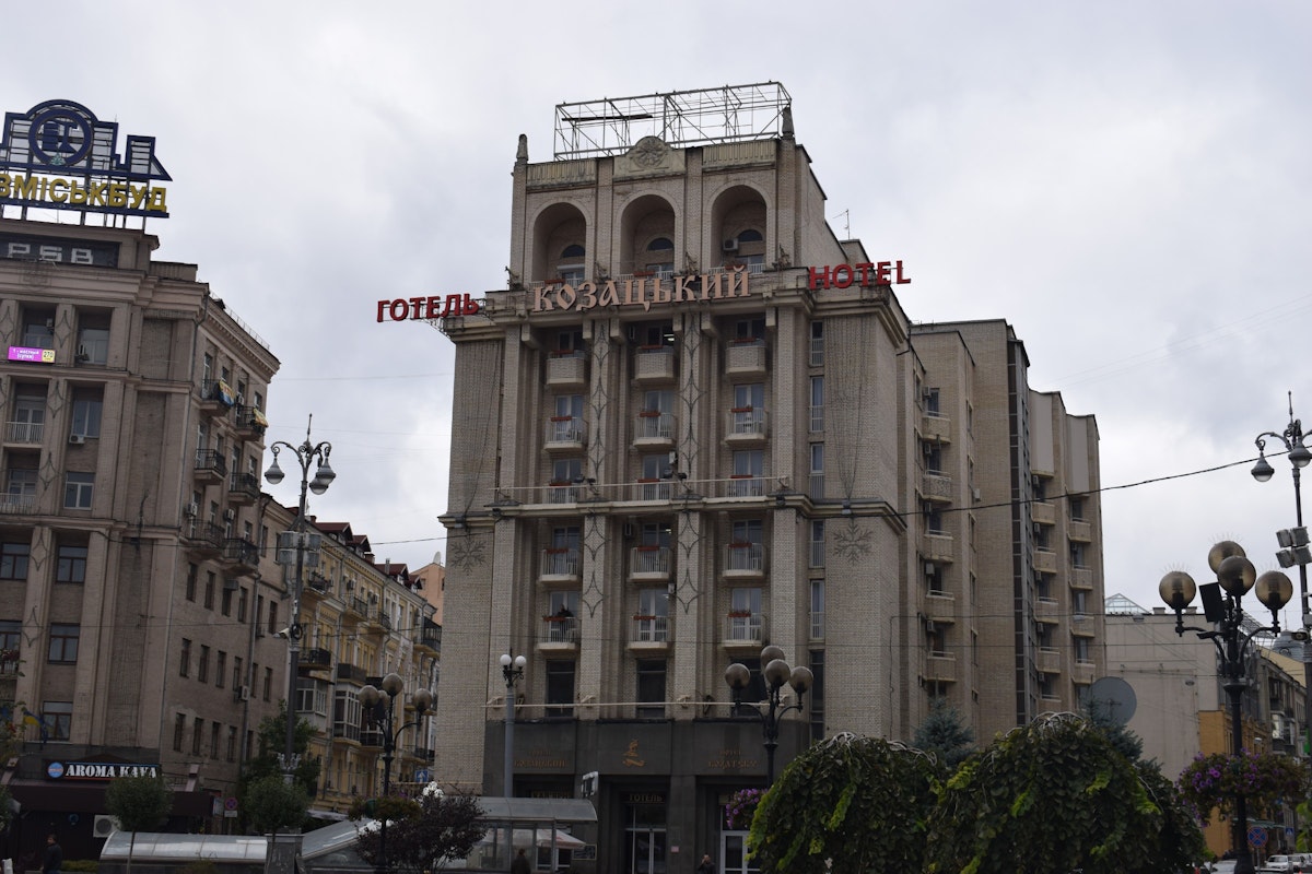 The Kozatskiy Hotel on maydan Nezalezhnosti in Kyiv