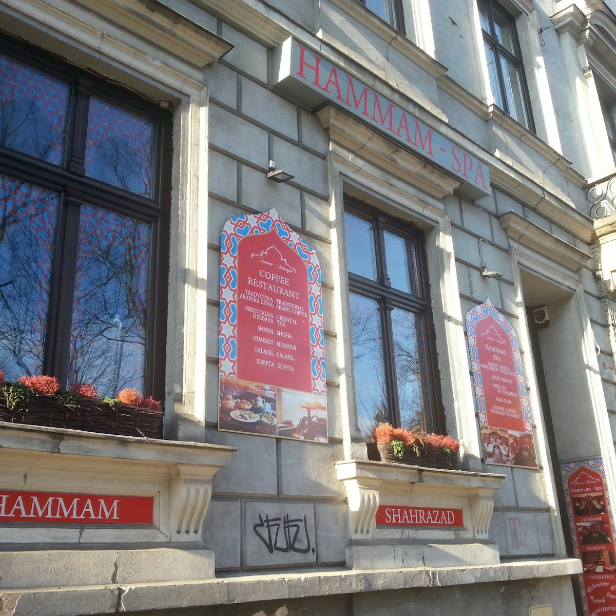 Hammam Shahrazad, along Smolensk you'll find this colourful restaurant and spa