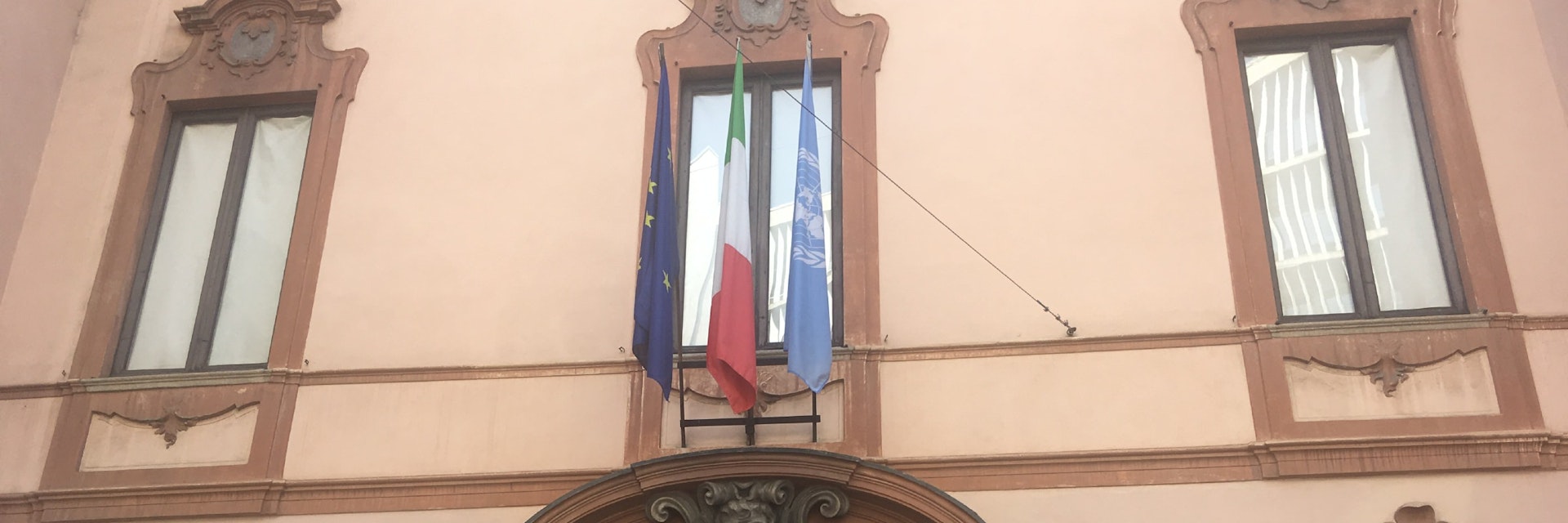 Entrance to Palazzo Clerici