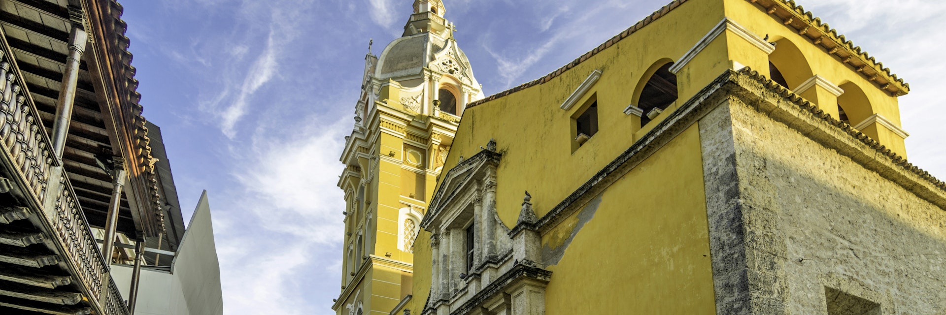Cathedral Santa Catalina de la Alejandria, Cartagena, Bolivar, Colombia