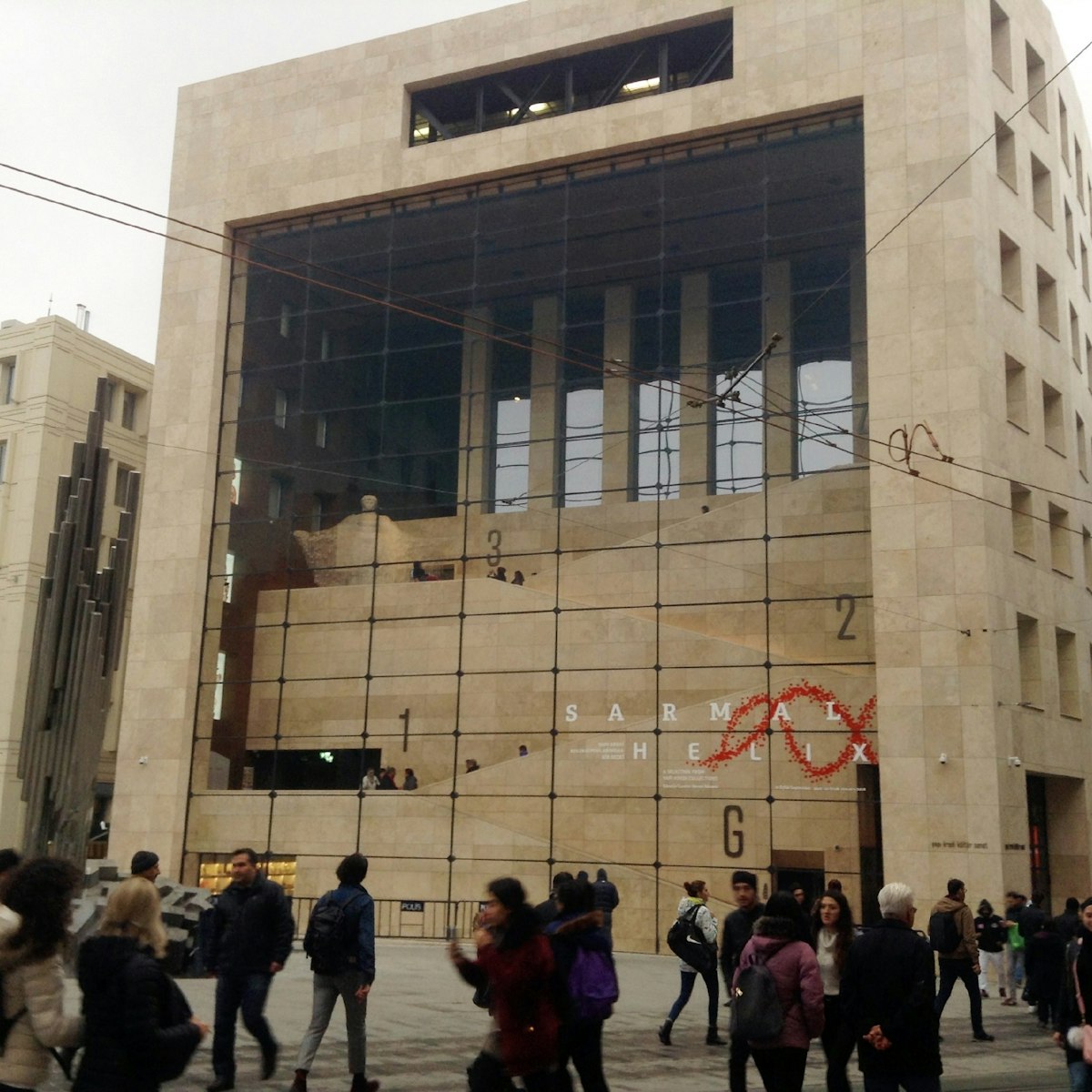 The Yapı Kredi Kültür Sanat building on İstiklal Caddei
