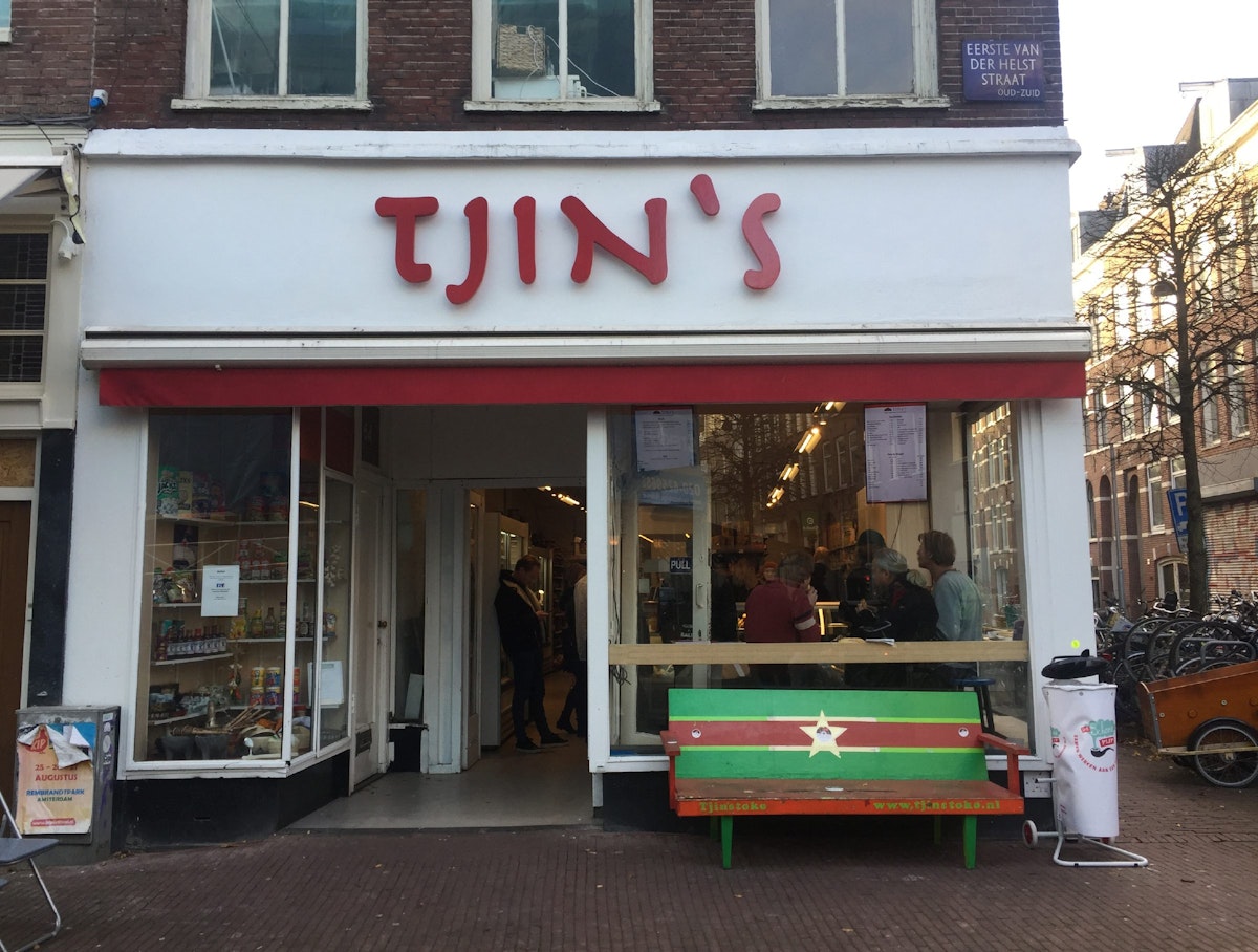 Saliva-inducing Surinamese and Indonesian food to takeaway at Tijns