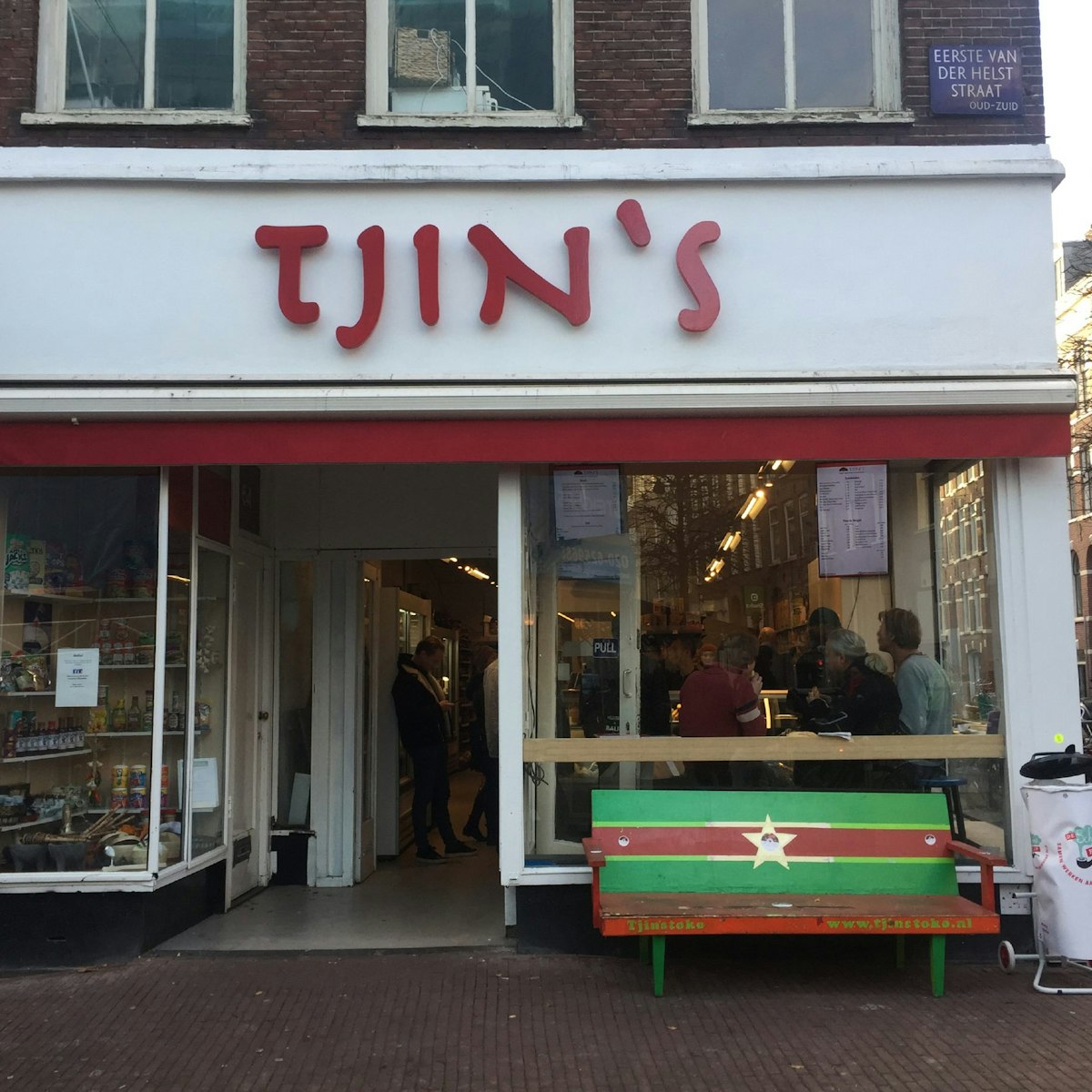 Saliva-inducing Surinamese and Indonesian food to takeaway at Tijns
