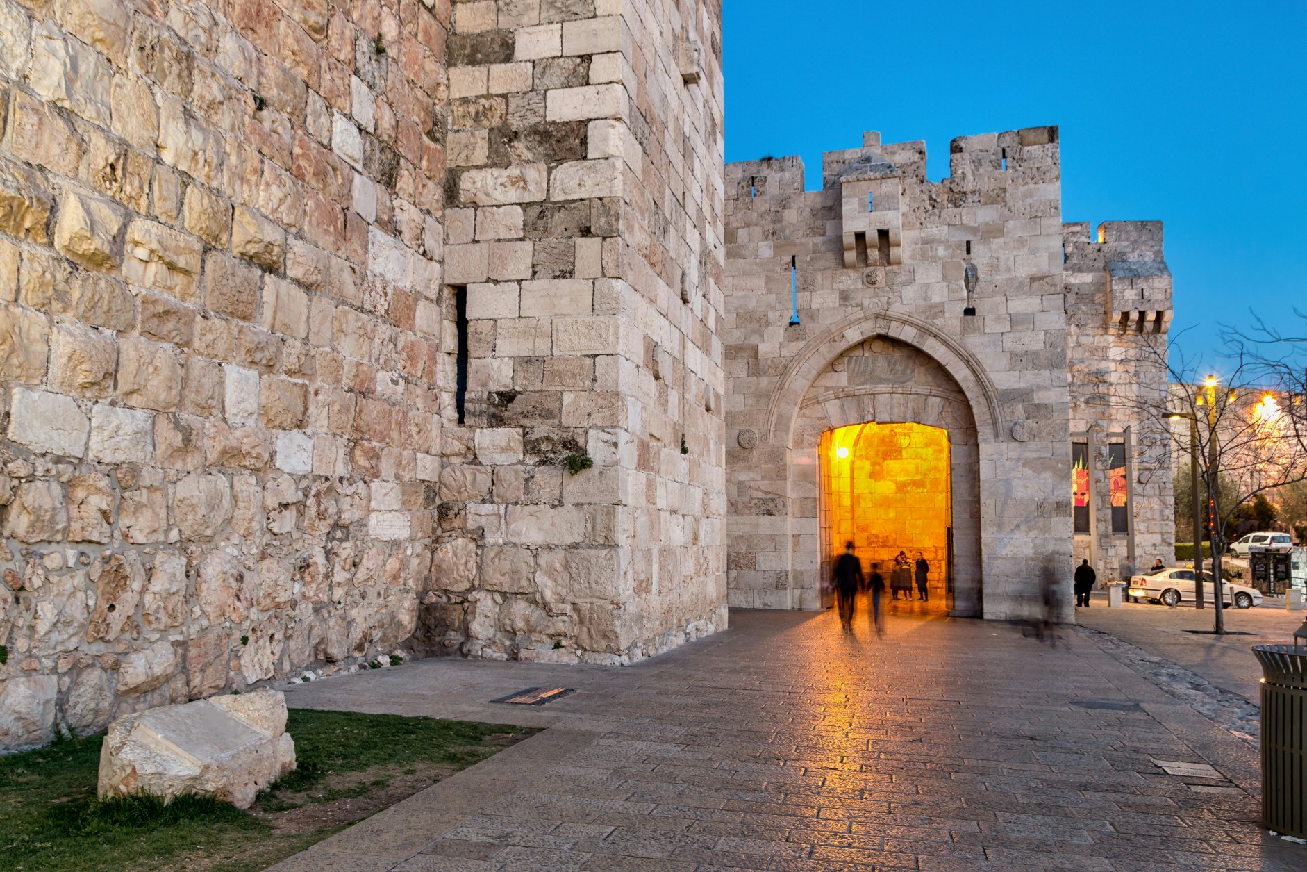 Jaffa Gate at Night - Jerusalem Old City; Shutterstock ID 594552767; Your name (First / Last): Lauren Keith; GL account no.: 65050; Netsuite department name: Online Editorial; Full Product or Project name including edition: Israel Update 2017