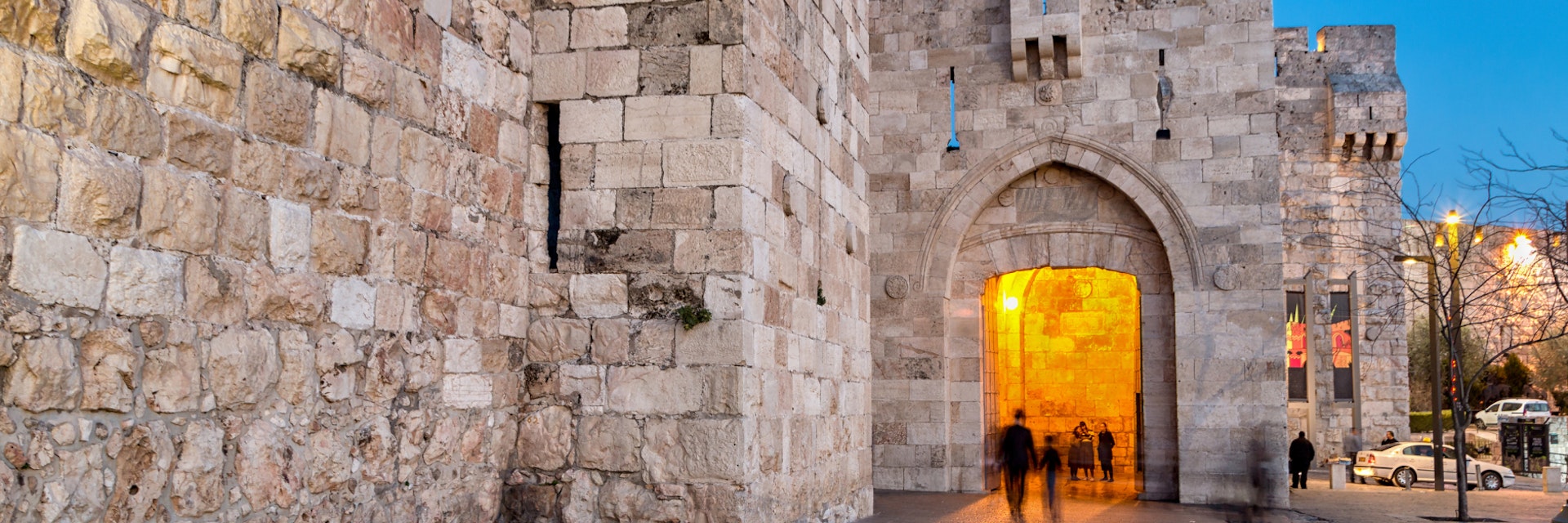 Jaffa Gate at Night - Jerusalem Old City; Shutterstock ID 594552767; Your name (First / Last): Lauren Keith; GL account no.: 65050; Netsuite department name: Online Editorial; Full Product or Project name including edition: Israel Update 2017