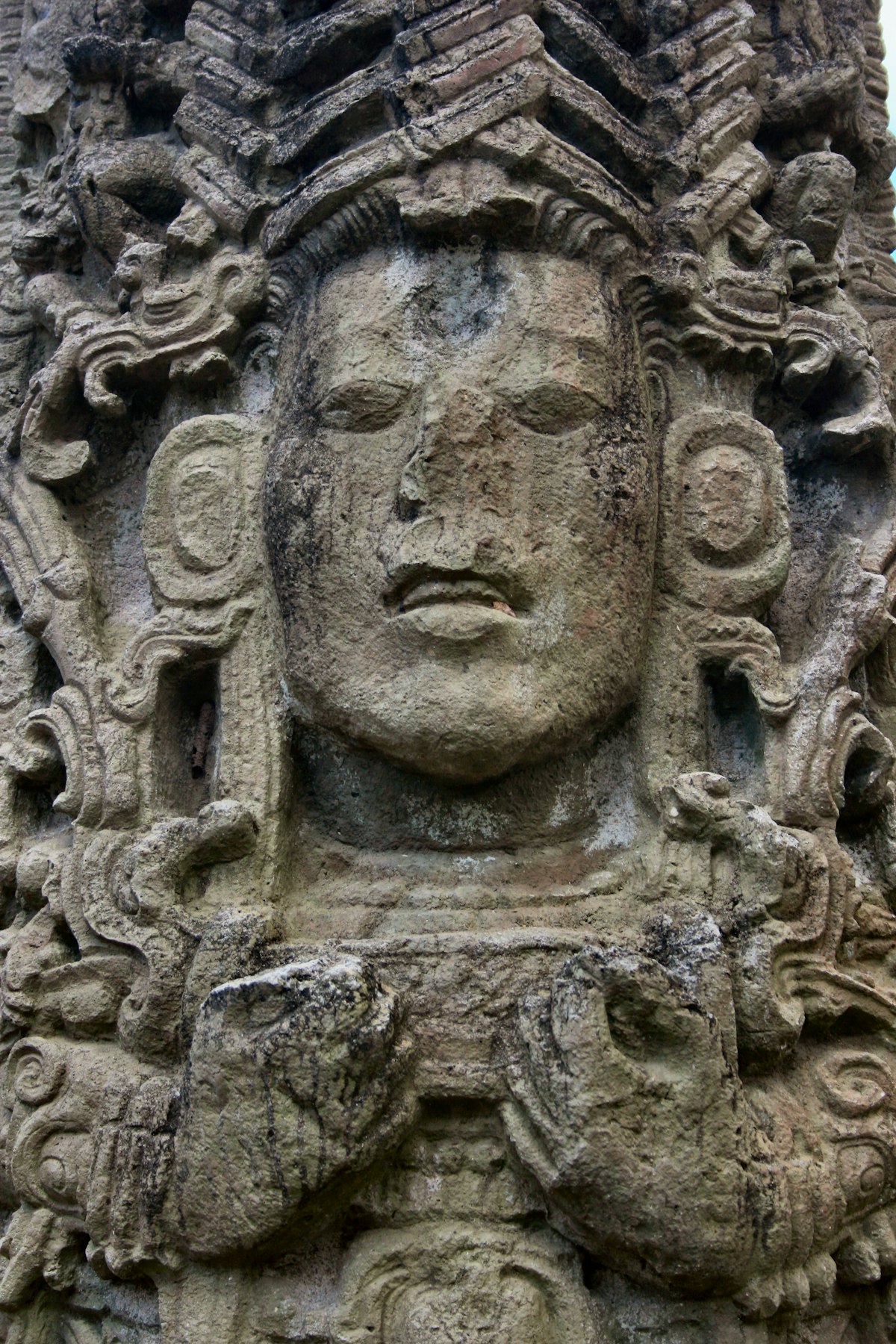 Mayan stelae of Copan's rulers - Honduras