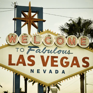 Welcome to Las Vegas Sign at Dusk
