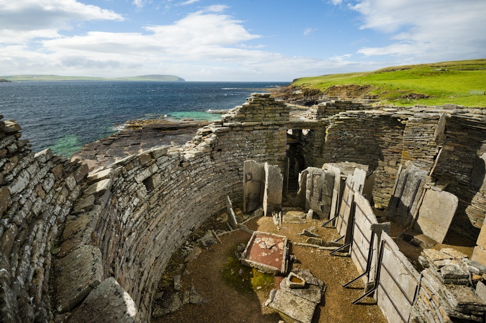 Midhowe cairn and broch, Rousay.
