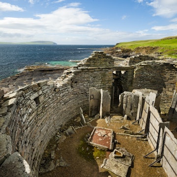 Midhowe cairn and broch, Rousay.