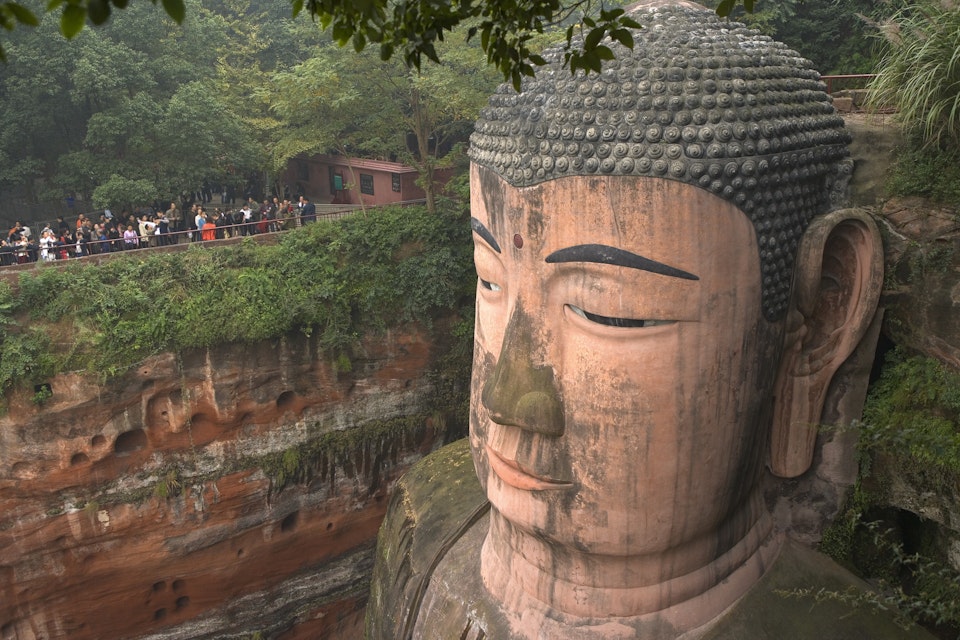 China, Sichuan Province, Leshan, Leshan Giant Buddha