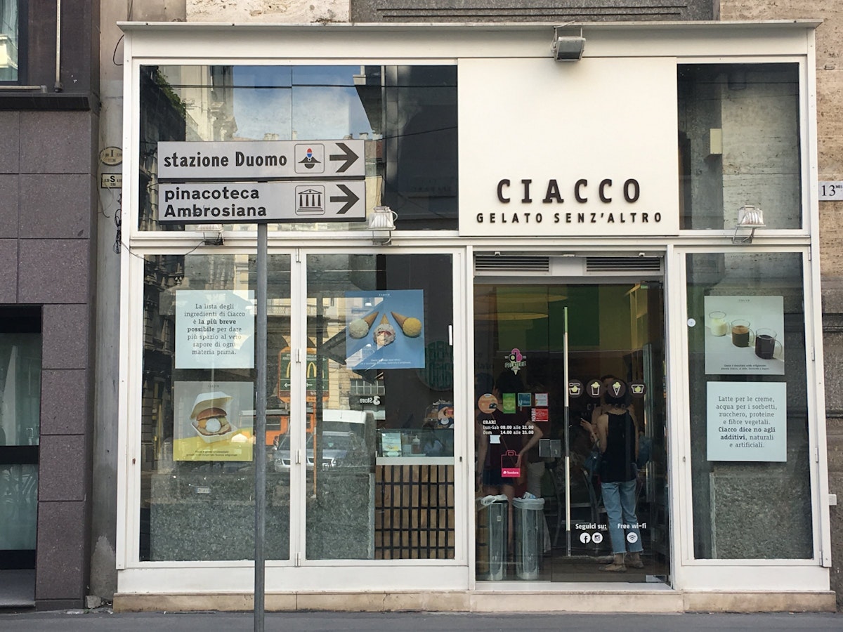 The Ciacco gelateria shop front