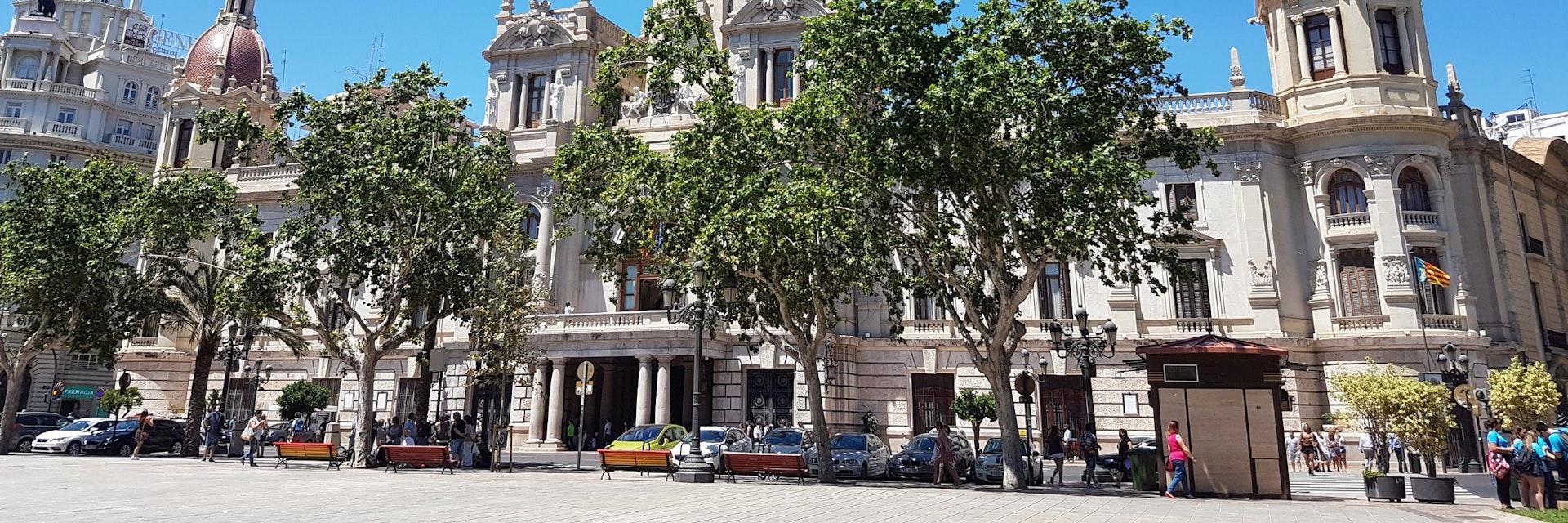 Ayuntamiento from Plaza de la Ayuntamiento.