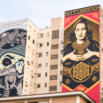 MALAGA, SPAIN - AUGUST 08: Soho Area on August 08, 2015 in Malaga, Spain. It is the second most populous city of Andalusia and the sixth largest in Spain.; Shutterstock ID 338884481; Your name (First / Last): Josh Vogel; GL account no.: 56530; Netsuite department name: Online Design; Full Product or Project name including edition: Digital Content/Sights