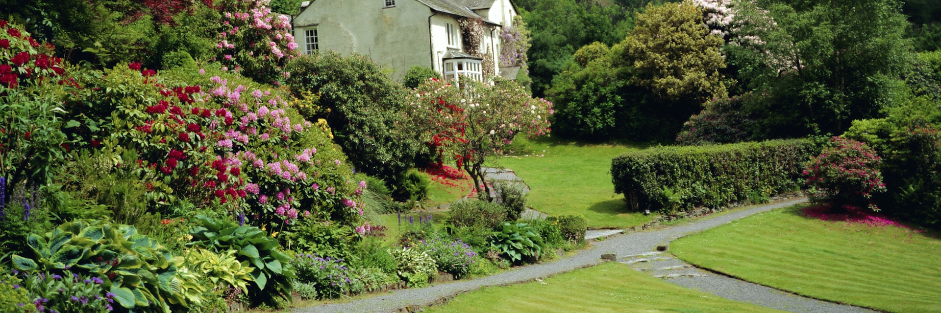 Rydal Mount, home of the poet William Wordsworth, Ambleside, Lake District, Cumbria, England, UK