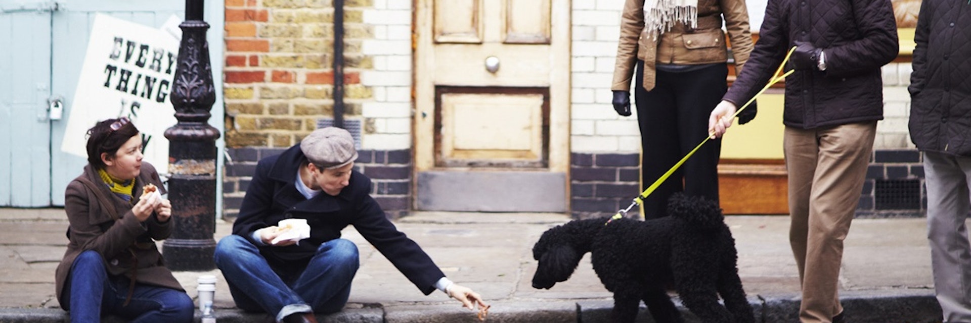 People on Colombia Road for Flower Market.