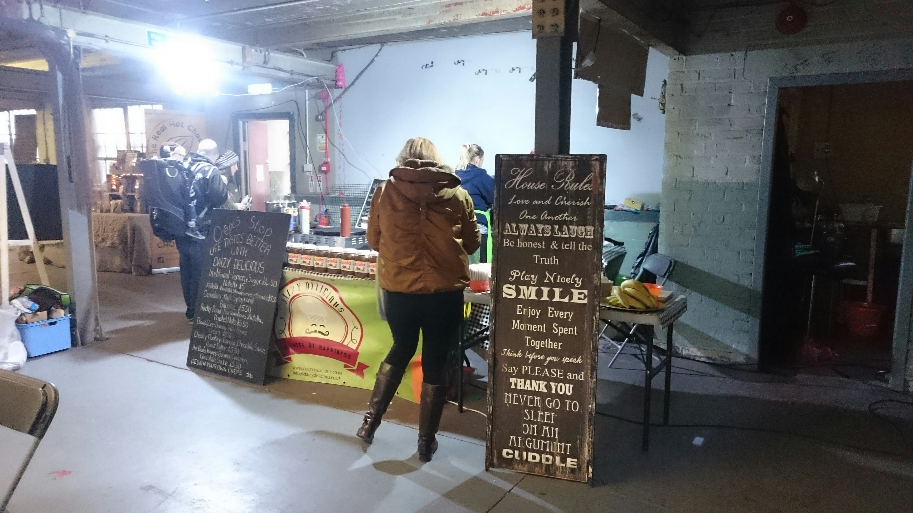 Inside the Biscuit Factory in Leith