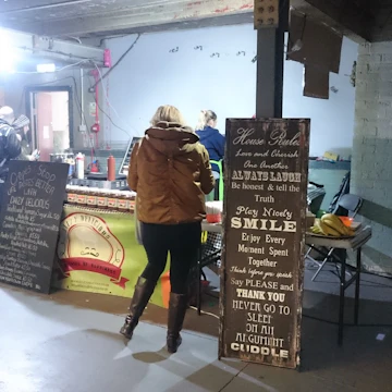 Inside the Biscuit Factory in Leith