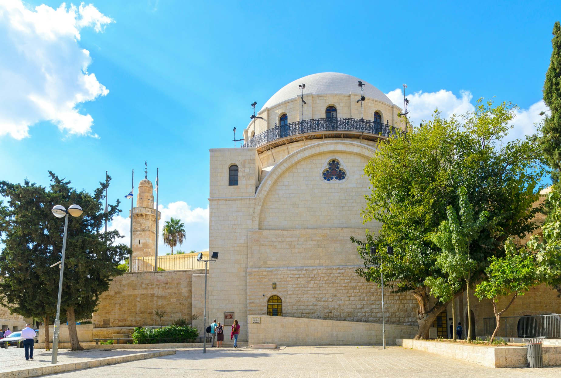 The Hurva Synagogue. Old city Jerusalem, Jewish quarter, Israel. It was first founded in the early 18th century and destroyed by the Arab Legion in 1948. It has been newly rebuilt in march 2000. ; Shutterstock ID 546798607; Your name (First / Last): Lauren Keith; GL account no.: 65050; Netsuite department name: Online Editorial; Full Product or Project name including edition: Israel Update 2017