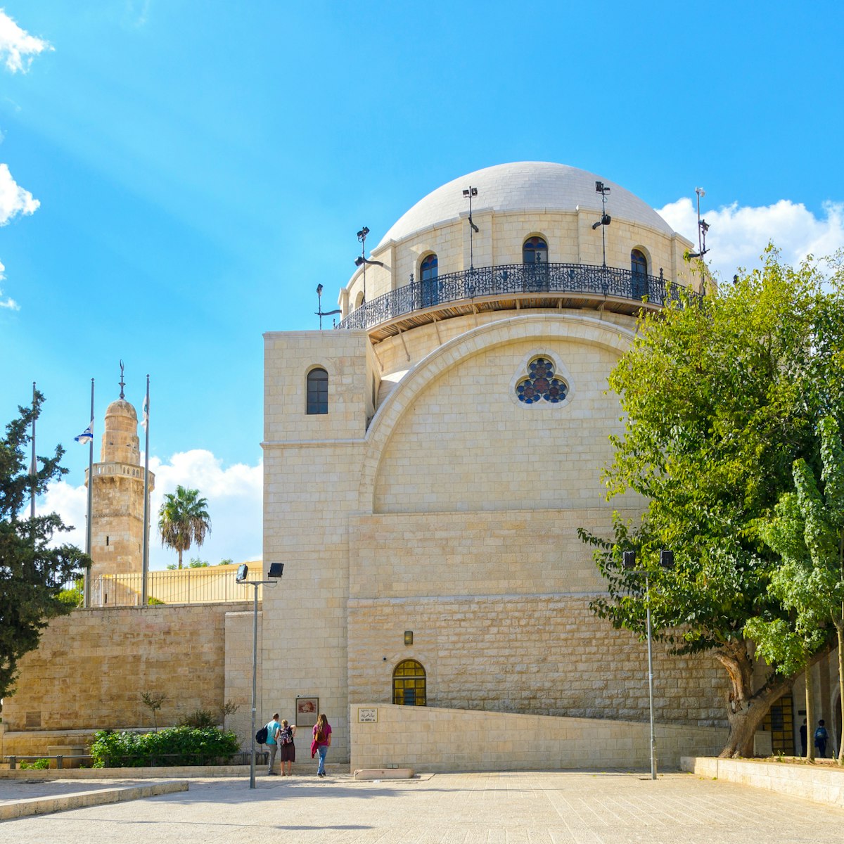 The Hurva Synagogue. Old city Jerusalem, Jewish quarter, Israel. It was first founded in the early 18th century and destroyed by the Arab Legion in 1948. It has been newly rebuilt in march 2000. ; Shutterstock ID 546798607; Your name (First / Last): Lauren Keith; GL account no.: 65050; Netsuite department name: Online Editorial; Full Product or Project name including edition: Israel Update 2017