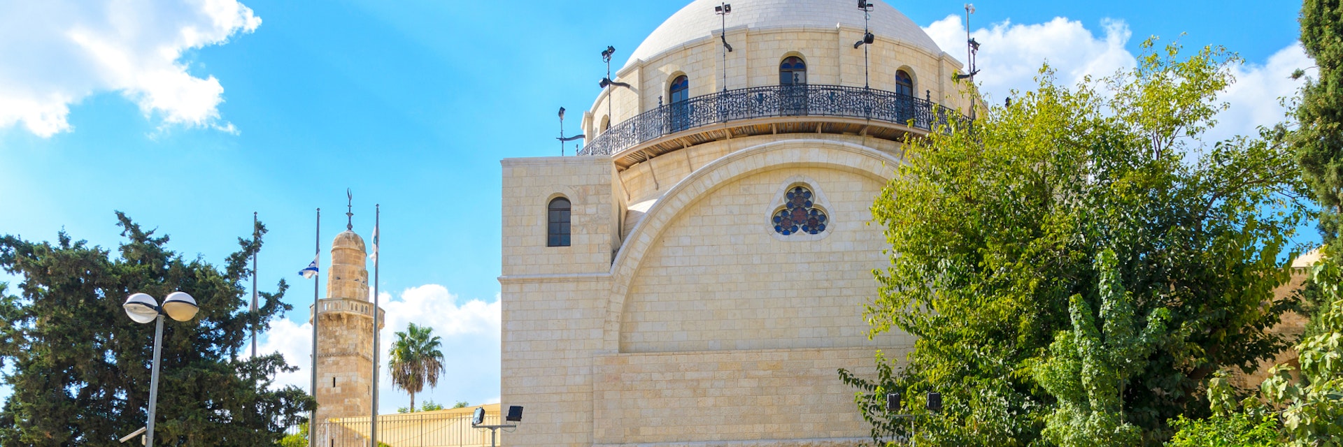 The Hurva Synagogue. Old city Jerusalem, Jewish quarter, Israel. It was first founded in the early 18th century and destroyed by the Arab Legion in 1948. It has been newly rebuilt in march 2000. ; Shutterstock ID 546798607; Your name (First / Last): Lauren Keith; GL account no.: 65050; Netsuite department name: Online Editorial; Full Product or Project name including edition: Israel Update 2017