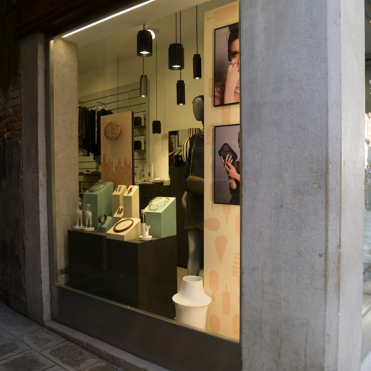 The inviting window display at Maison 203