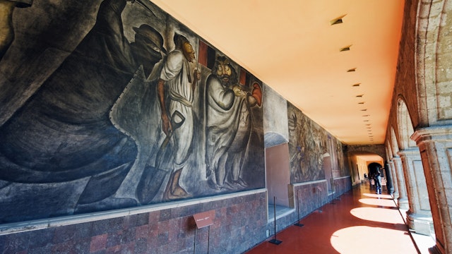 Murals at Antiguo Colegio de San Ildefonso, District Federal, Mexico City, Mexico, North America