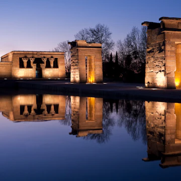 Templo de Debod at sunset