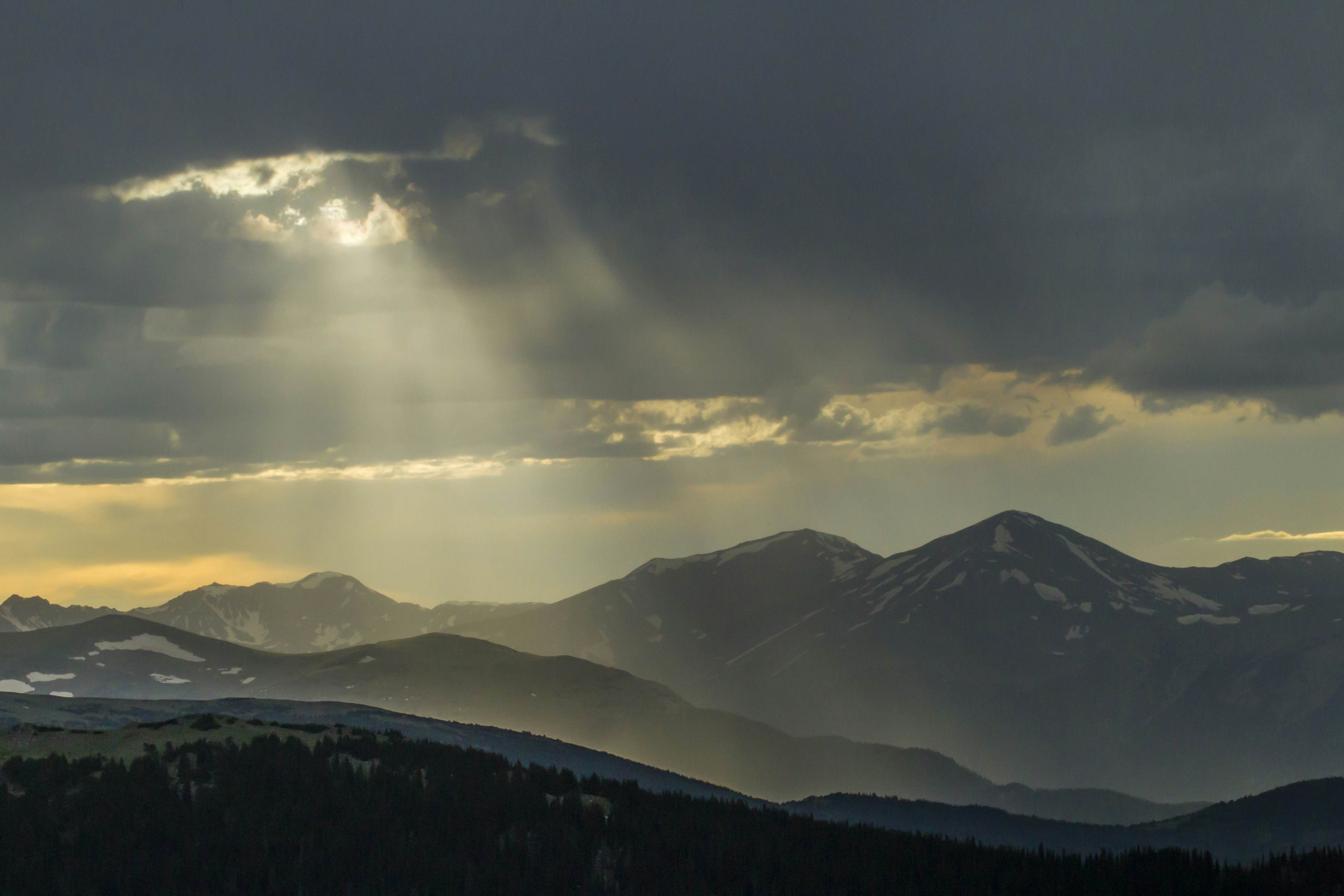 Landscape with Mt Evans, Colorado, USA