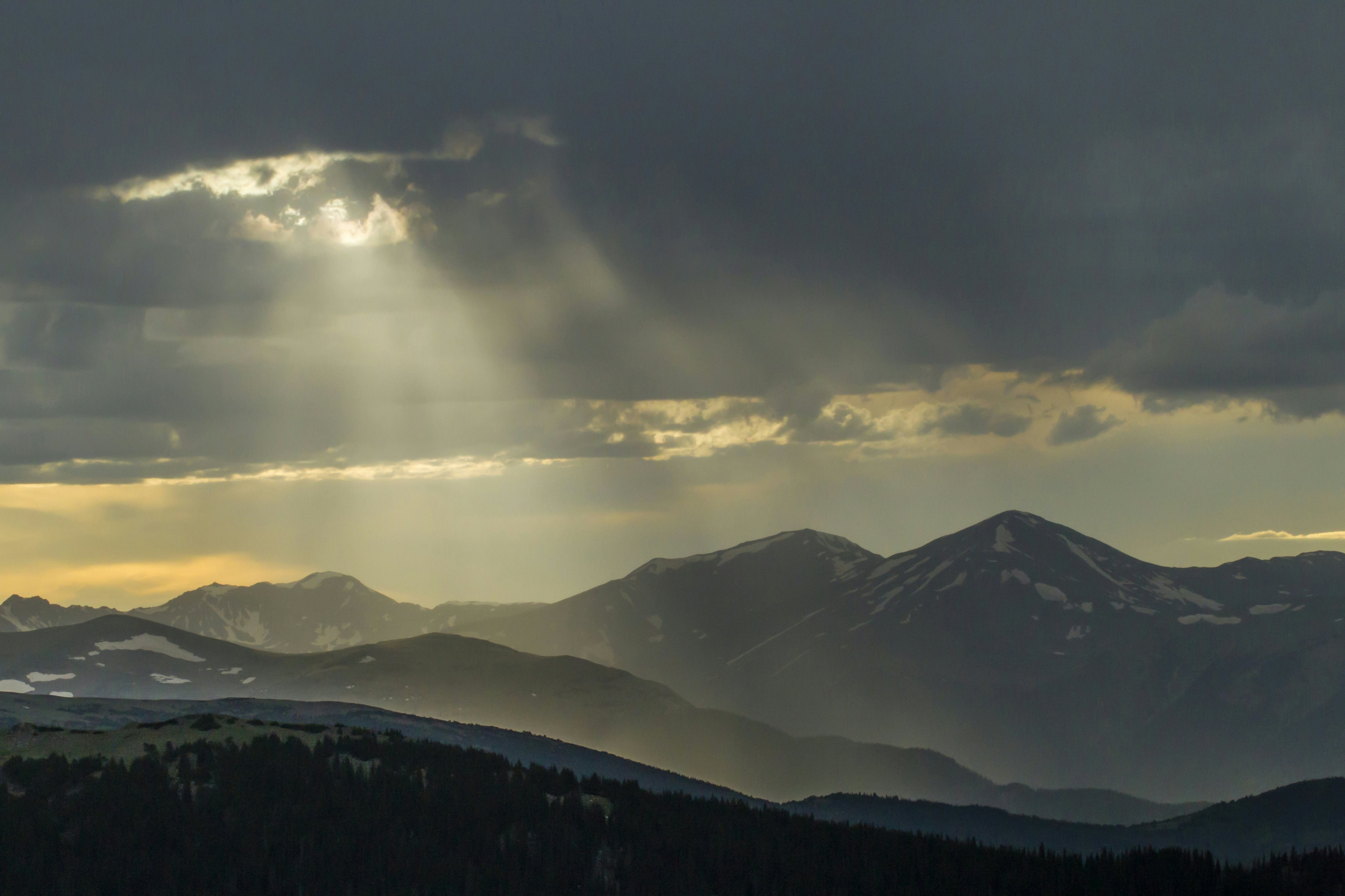 Landscape with Mt Evans, Colorado, USA