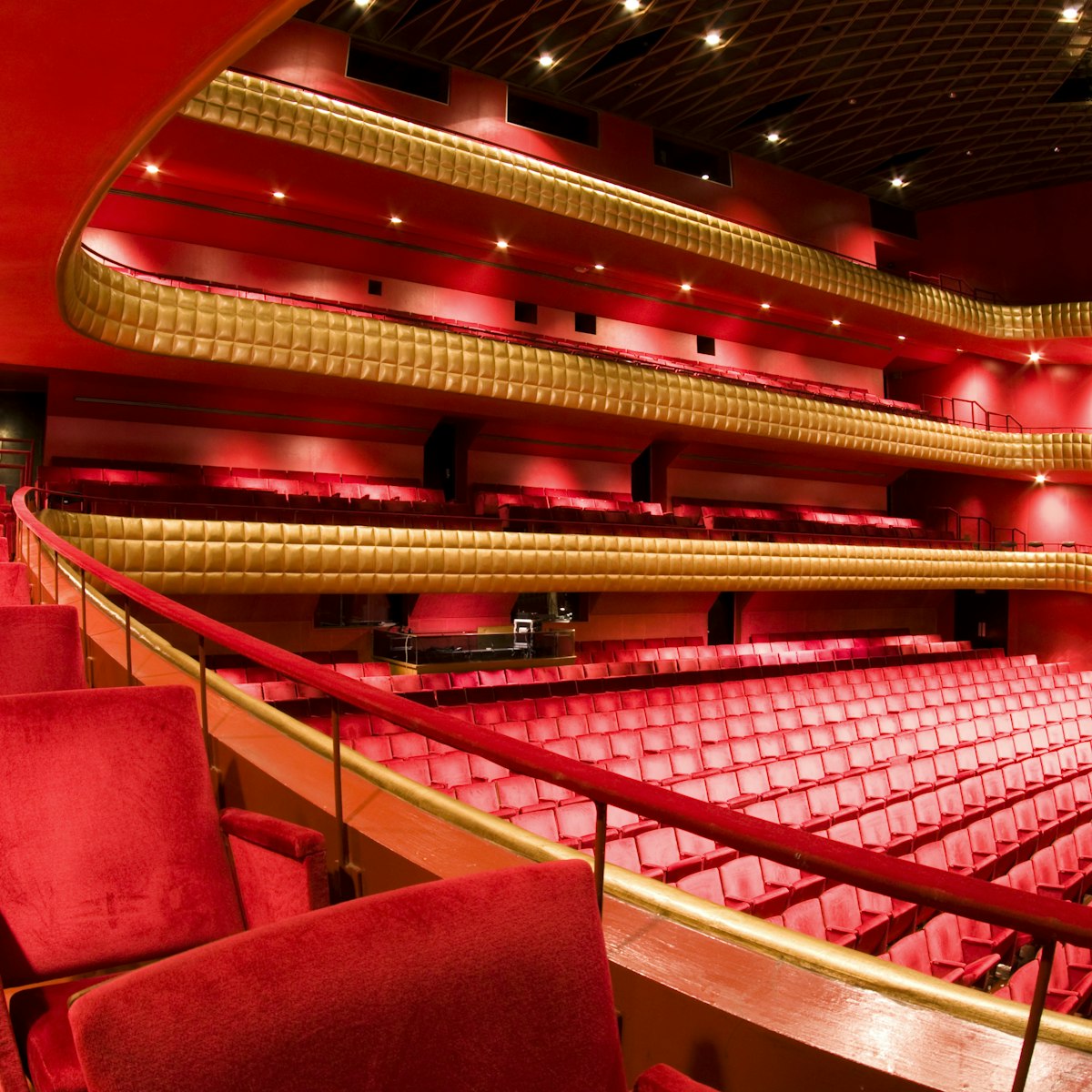 Ruben Dario National Theater Managua Nicaragua interior plush red velvet seats Central America