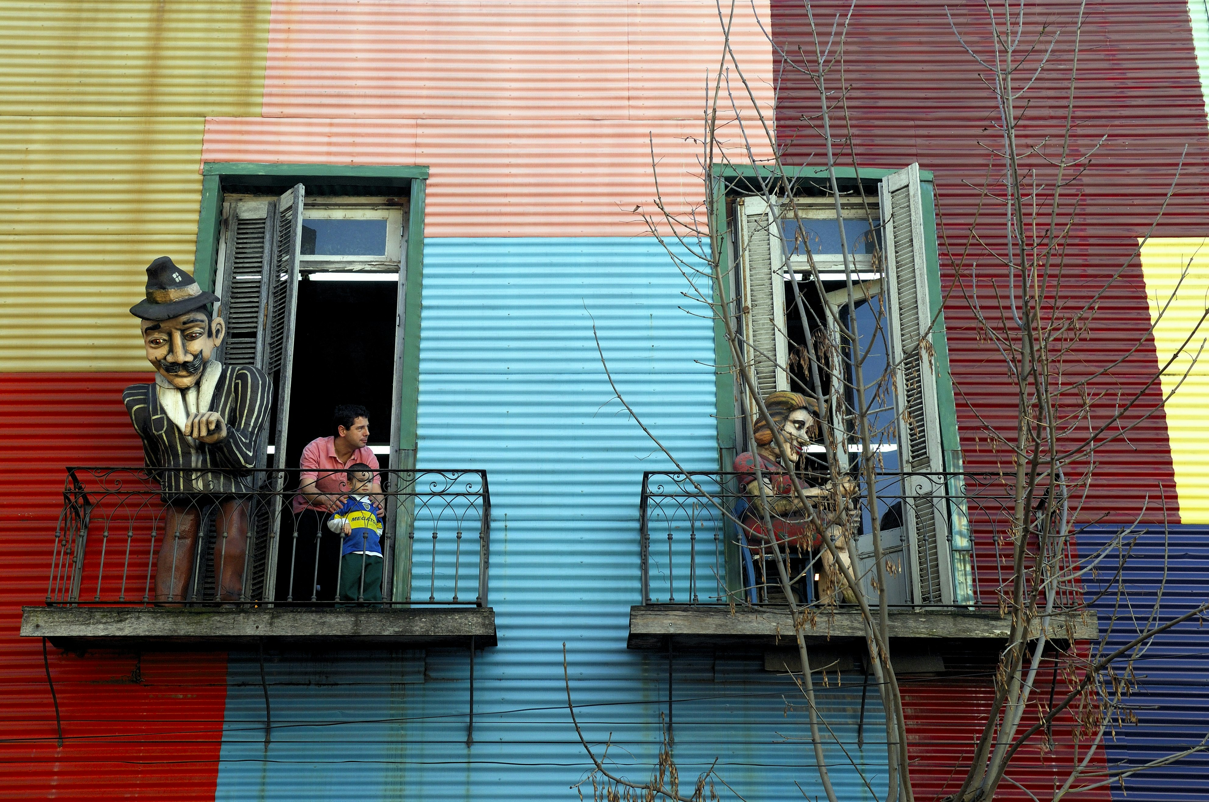 Balconies in El Caminito.