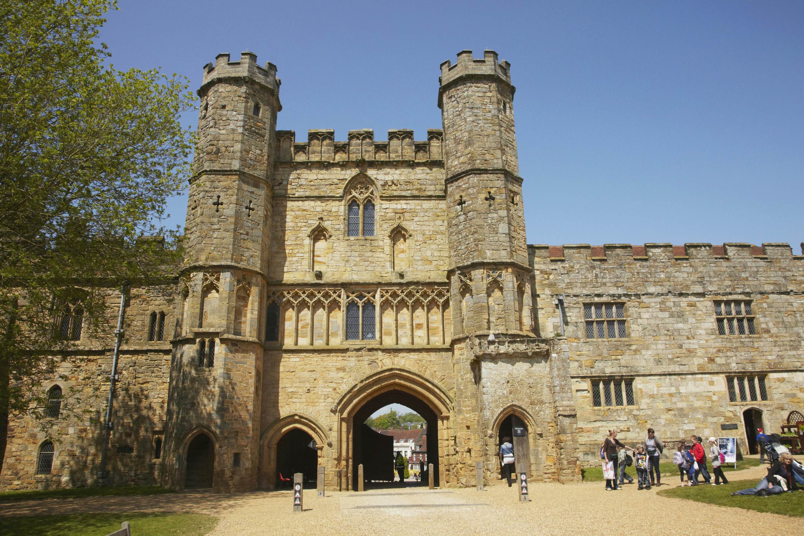 Great Gatehouse 1338, Battle Abbey, Battle, East Sussex, England