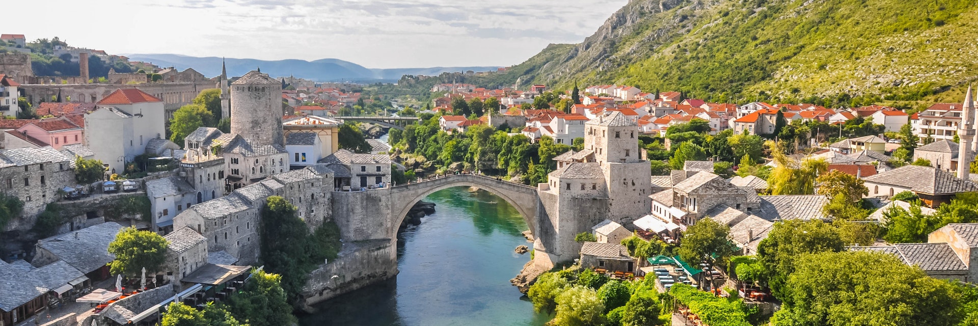 The Stari Most (Old Bridge) on the Neretva in Mostar, Bosnia