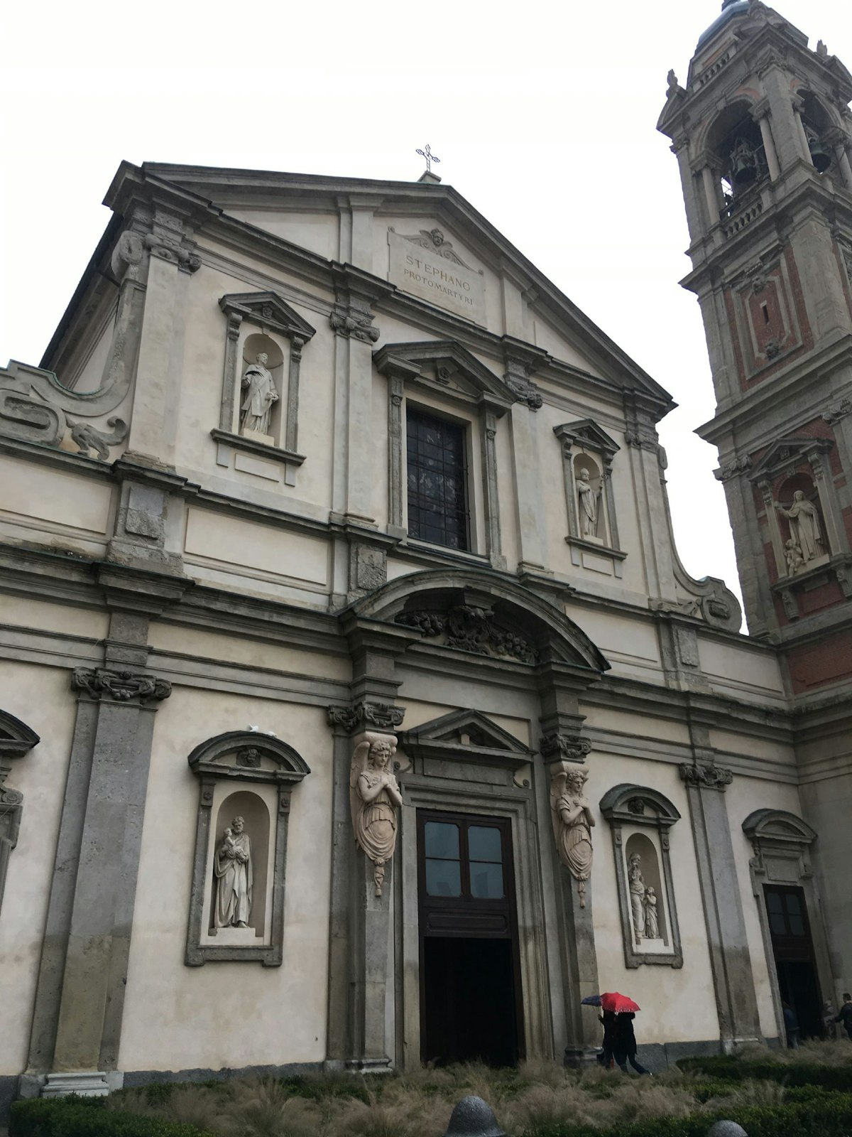 Entrance to the Chiesa di San Bernardino alle Ossa