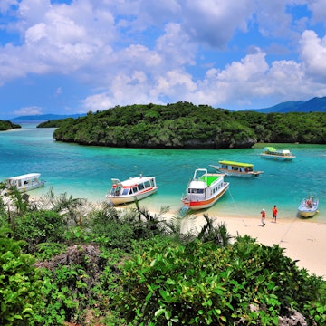 Scenery of Kabira Bay, Okinawa, Japan
