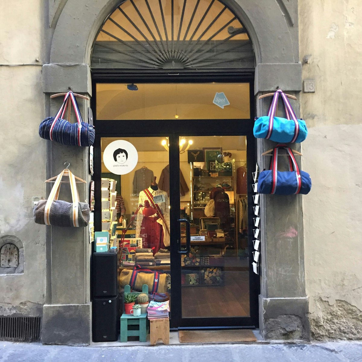 Giulia Materia, shop front